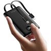 Image 1 : WeeFancy 10,000mAh Power Bank/Portable Charger w/ Built-In Charging Cables - New Sealed