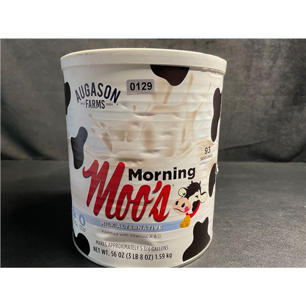 Augason Farms Morning Moo's Milk Alternative Powder (1.59kg Can) - New Sealed