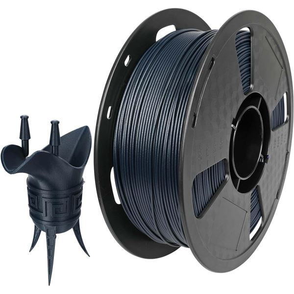 1 Roll of CC3D Carbon Fiber PETG 3D Printer Filament 1.75mm (1KG) Dark Indigo Blue - New Sealed
