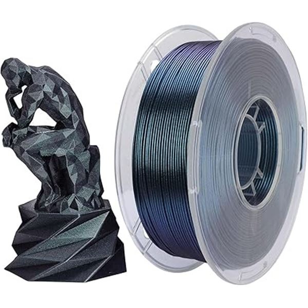 1 Roll of CC3D PLA 3D Printer Filament (Burnt Titanium) 1.75mm (1KG) Roll - New Sealed