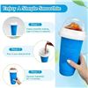 Image 7 : 2PC Frozen Magic Slushy Maker Cups (Pink + Blue) Freeze, Squeeze, Enjoy! New