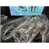 Image 4 : 1 Snorkel Set for Adults - Includes 2 Fins, Snorkel Mask, Snorkel Tube & Storage Bag (Black) New!