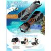 Image 6 : 1 Snorkel Set for Adults - Includes 2 Fins, Snorkel Mask, Snorkel Tube & Storage Bag (Black) New!