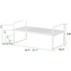 Image 5 : Expandable Cabinet Storage Shelf/Stackable Organizer Racks (2PCS) New in Box (*Assembly Req'd)