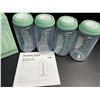 Image 2 : Momcozy 4-Pack Natural Baby Bottles/Milk Storage Bottles (10oz) - Brand New