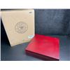 Image 2 : 1 Cherry Finish Spanish Cedar Humidor Box with Magnetic Seal & Humidifier Gel - New