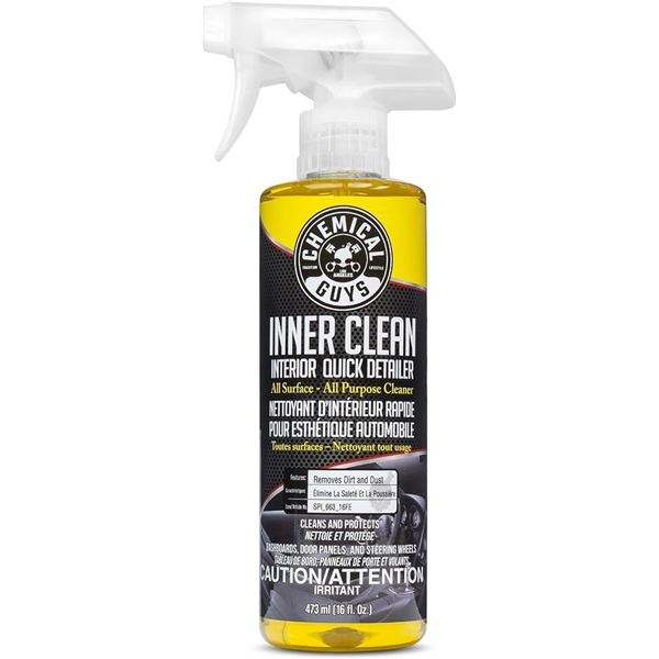 Chemical Guys InnerClean Interior Quick Detailer and Protectant Spray (473ml) For Vehicles - New