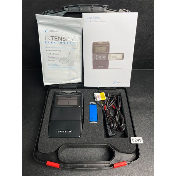 Richmar Twin Stim TENS & EMS Device for Muscle/Nerve Pain Relief - New