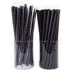 Image 1 : 2 Packs (100pcs Each) Individually Wrapped Jumbo Smoothie Straws/Bubble Tea Straws - New