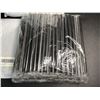 Image 3 : 2 Packs (100pcs Each) Individually Wrapped Jumbo Smoothie Straws/Bubble Tea Straws - New