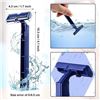 Image 4 : 30-Pack of Disposable Razors - Individually Wrapped Disposable Twin-Blade Razors - New