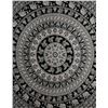 Image 7 : Rajrang (90" x 84") Printed Black Cotton Tapestry/Wall Hanging Mandala Decor Tapestry - New
