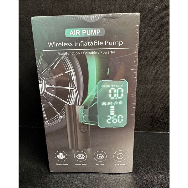 150PSI Wireless Multifunction Portable Tire Inflator for Cars/Bikes/Balls/etc - New