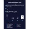 Image 15 : Appeck 100FT RGBW Permanent LED Outdoor Lights with Smart App Control (Model: C5109-C) - New