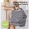 Image 5 : Lot of 3 KeaBabies All-in-1 Multi-Use Car Seat Canopy/Nursing Covers; Breathable Fabric - New