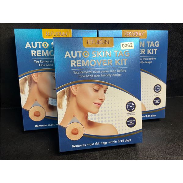 Lot of 3 Auto Skin Tag Remover Kits - Removes Most Skin Tags within 3-14 Days - New