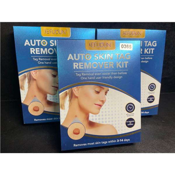 Lot of 3 Auto Skin Tag Remover Kits - Removes Most Skin Tags within 3-14 Days - New