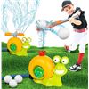 Image 1 : 2-in-1 Snail Sprinkler/Splash Baseball Toy for Kids - Attaches to Garden Hose - New