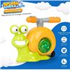 Image 5 : 2-in-1 Snail Sprinkler/Splash Baseball Toy for Kids - Attaches to Garden Hose - New