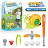 Image 6 : 2-in-1 Snail Sprinkler/Splash Baseball Toy for Kids - Attaches to Garden Hose - New