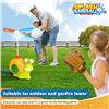 Image 7 : 2-in-1 Snail Sprinkler/Splash Baseball Toy for Kids - Attaches to Garden Hose - New