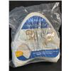 Image 3 : Lot of 2 Ergonomic Leg Pillows; Memory Foam Leg Pillows for Side Sleepers w/ Washable Covers - New