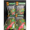 Image 1 : 4 Bags of Premium Herbs Organic Hibiscus Herbal Tea (120 Tea Bags Each) - New