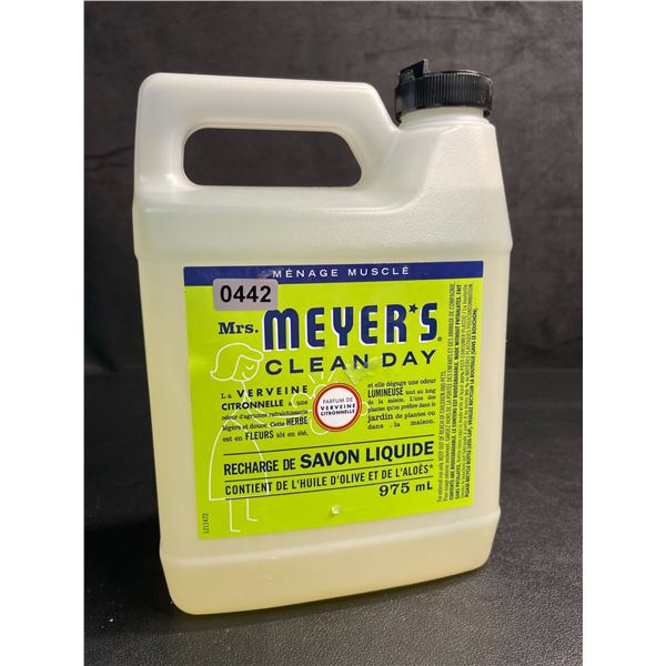 Mrs.Meyers Clean Day Liquid Hand Soap Refill Jug (975ml) Lemon Verbena Scent - New
