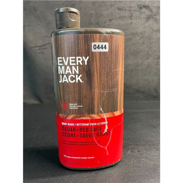 Every Man Jack Nourishing Men's Body Wash (710ml) Cedar + Red Sage Scent - New