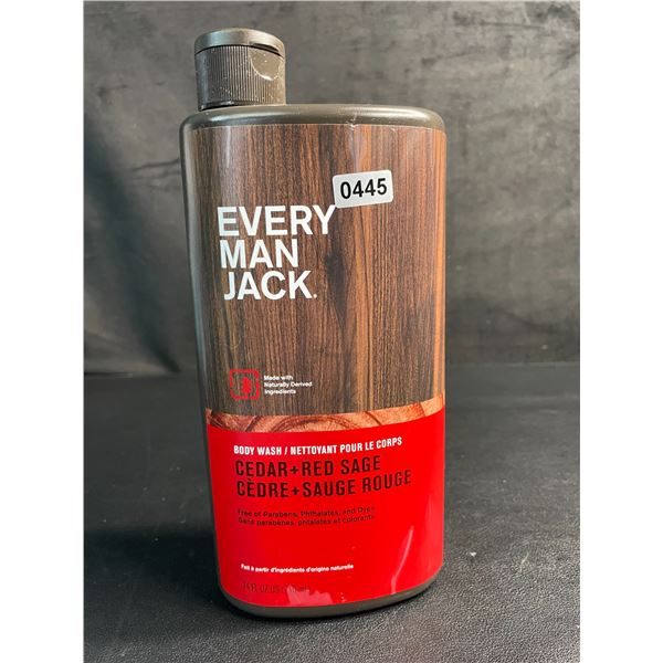 Every Man Jack Nourishing Men's Body Wash (710ml) Cedar + Red Sage Scent - New