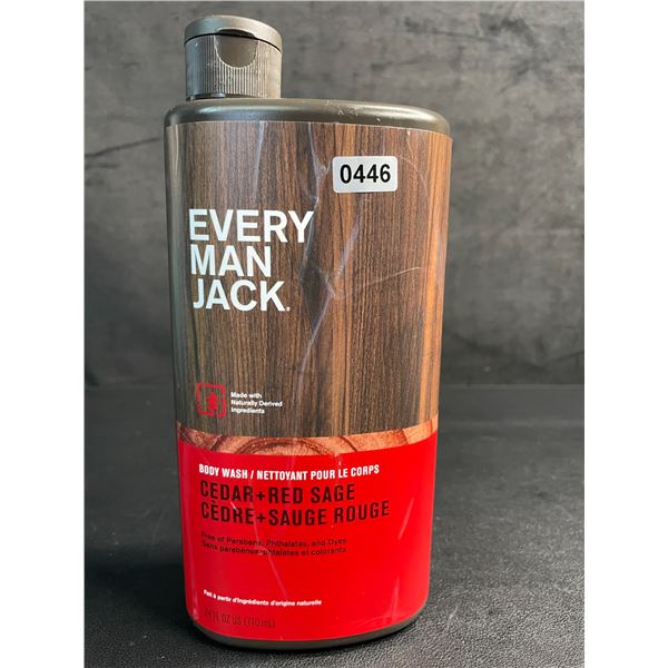 Every Man Jack Nourishing Men's Body Wash (710ml) Cedar + Red Sage Scent - New