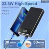 Image 7 : N6 High-Capacity (35,000mAh) Portable Power Bank/Charger w/ Built-In Charge Cables - New Sealed!