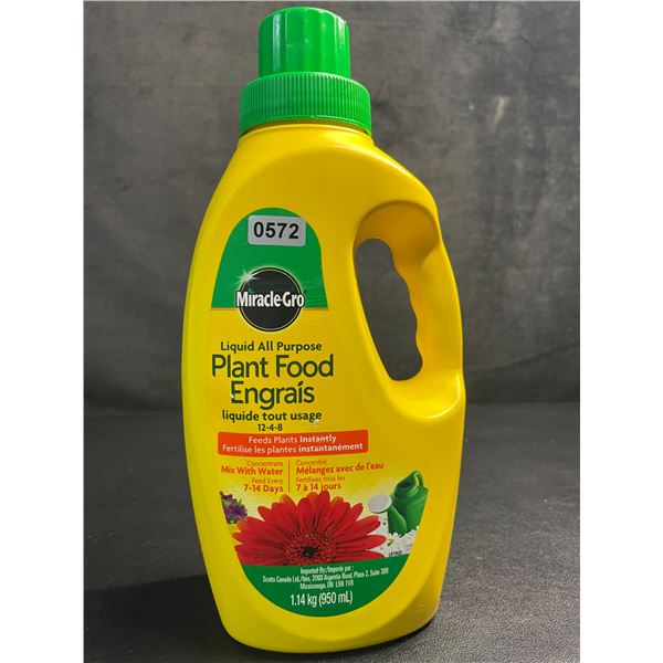 1 Jug of MiracleGro Liquid All-Purpose Plant Food (1.14kg) - New