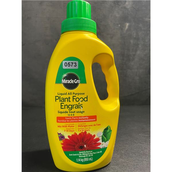 1 Jug of MiracleGro Liquid All-Purpose Plant Food (1.14kg) - New