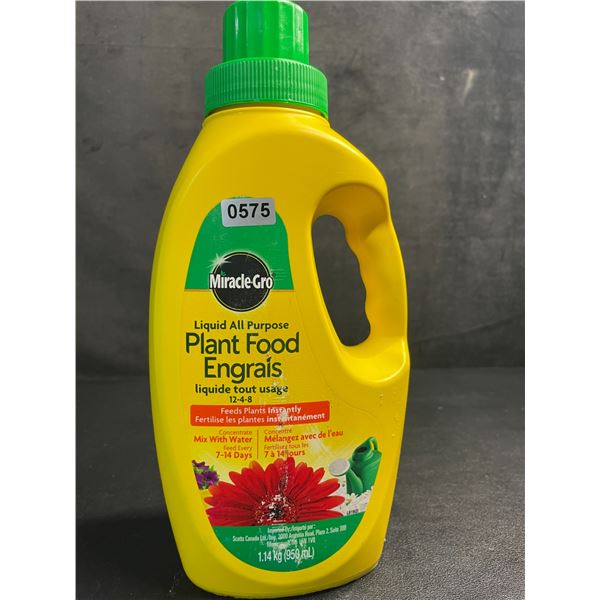 1 Jug of MiracleGro Liquid All-Purpose Plant Food (1.14kg) - New