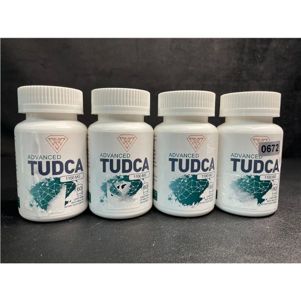 4 Bottles of Advanced Tudca (1100mg) Liver & Gut Health Supplement (60 Capsules) - New