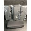 Image 1 : 3 Multi-Purpose Storage Zipper Pouches/Hard Storage Cases for Electronics (Black) - New