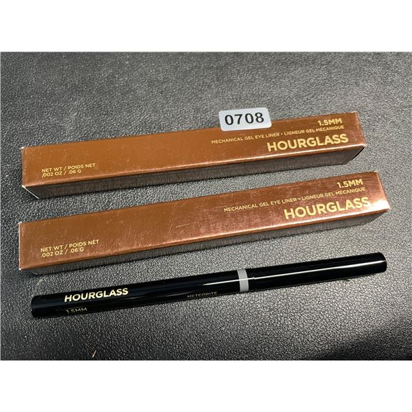 Lot of 2 Hourglasss 1.5mm Mechanical Gel Eye Liners; Shade: Meteorite - New