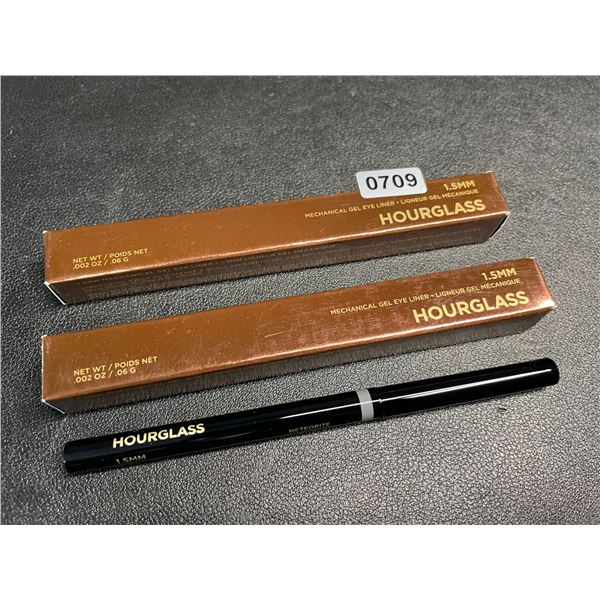 Lot of 2 Hourglasss 1.5mm Mechanical Gel Eye Liners; Shade: Meteorite - New