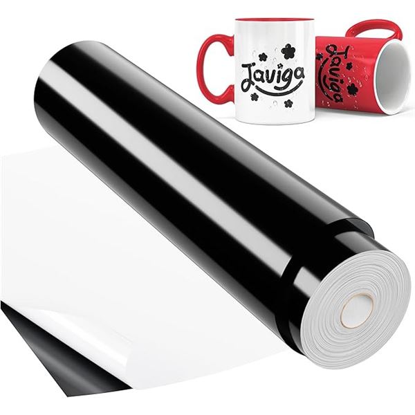 40FT Roll of Black Permanent Vinyl (12" x 40FT) For Cricut/DIY Crafts, Custom Decals, Mugs, etc. New