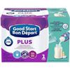 Image 1 : Nestle Good Start Plus Concentrated Liquid Baby Formula (12 x 240ml Units) Stage 1 (0+ Months) New