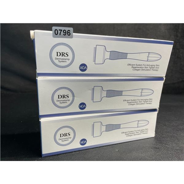 3 Dermastamp Derma-Roller Tools - Anti-Aging/Skin Tightening Tools - New