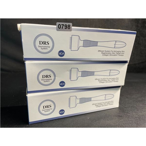 3 Dermastamp Derma-Roller Tools - Anti-Aging/Skin Tightening Tools - New