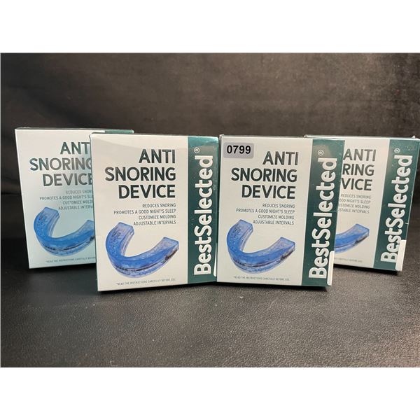 4 Boxes of BestSelected Anti-Snoring Devices - Reduces Snoring/Promotes Good Sleep - New