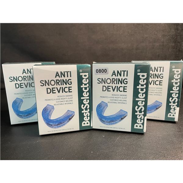 4 Boxes of BestSelected Anti-Snoring Devices - Reduces Snoring/Promotes Good Sleep - New