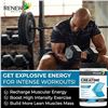 Image 6 : Renew Actives Micronized Creatine Monohydrate (300g) Supports Muscles Growth & Strength - New