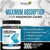 Image 4 : Renew Actives Micronized Creatine Monohydrate (300g) Supports Muscles Growth & Strength - New