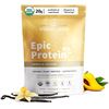Image 1 : Sprout Living Epic Protein Powder (1lb Bag) Vanilla Lucuma Flavor - Organic Plant Protein - New