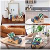 Image 8 : Bamboo Charging Station/Wood Desktop Charging Station Organizer for Multiple Devices - New!