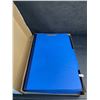 Image 2 : 10-Pack Box of Pendaflex Classification File Folders with Dividers & Fasteners (Dark Blue) New